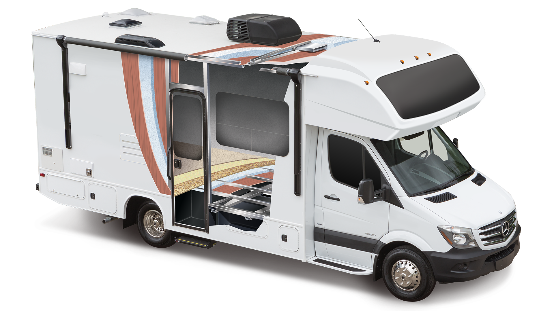 mercedes benz sprinter 3500 diesel class c rv motorhome