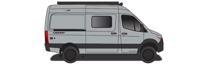 Standard Blue-Grey Van