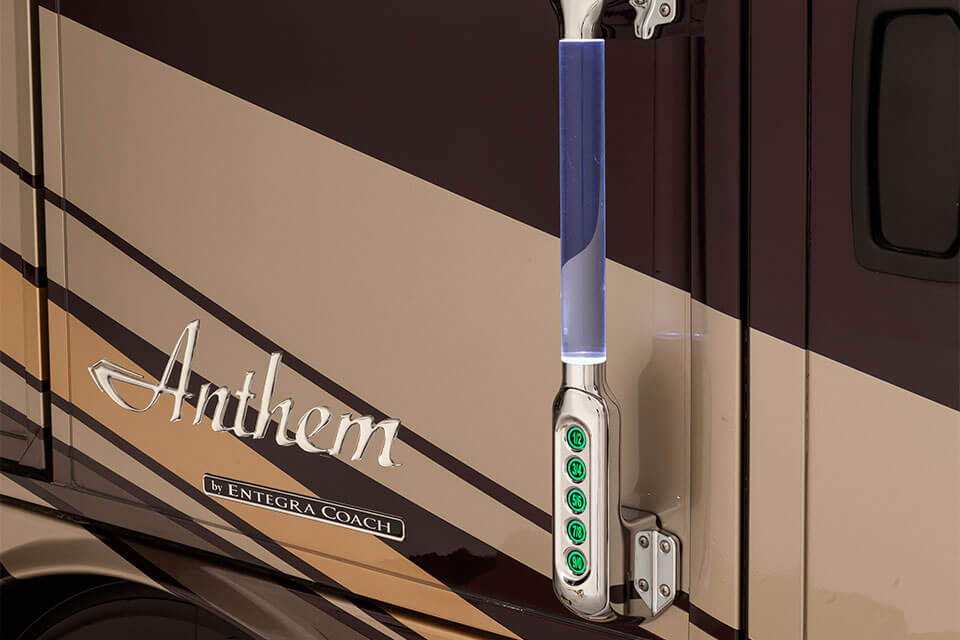Anthem Lighted, Heavy-Duty Grab Handle with Keypad System