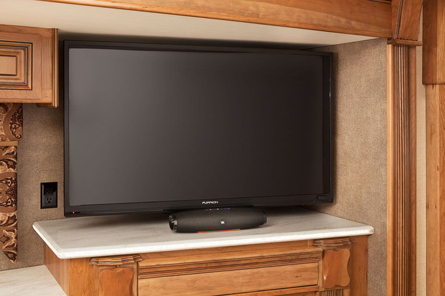 Entertainment System with Sound Bar