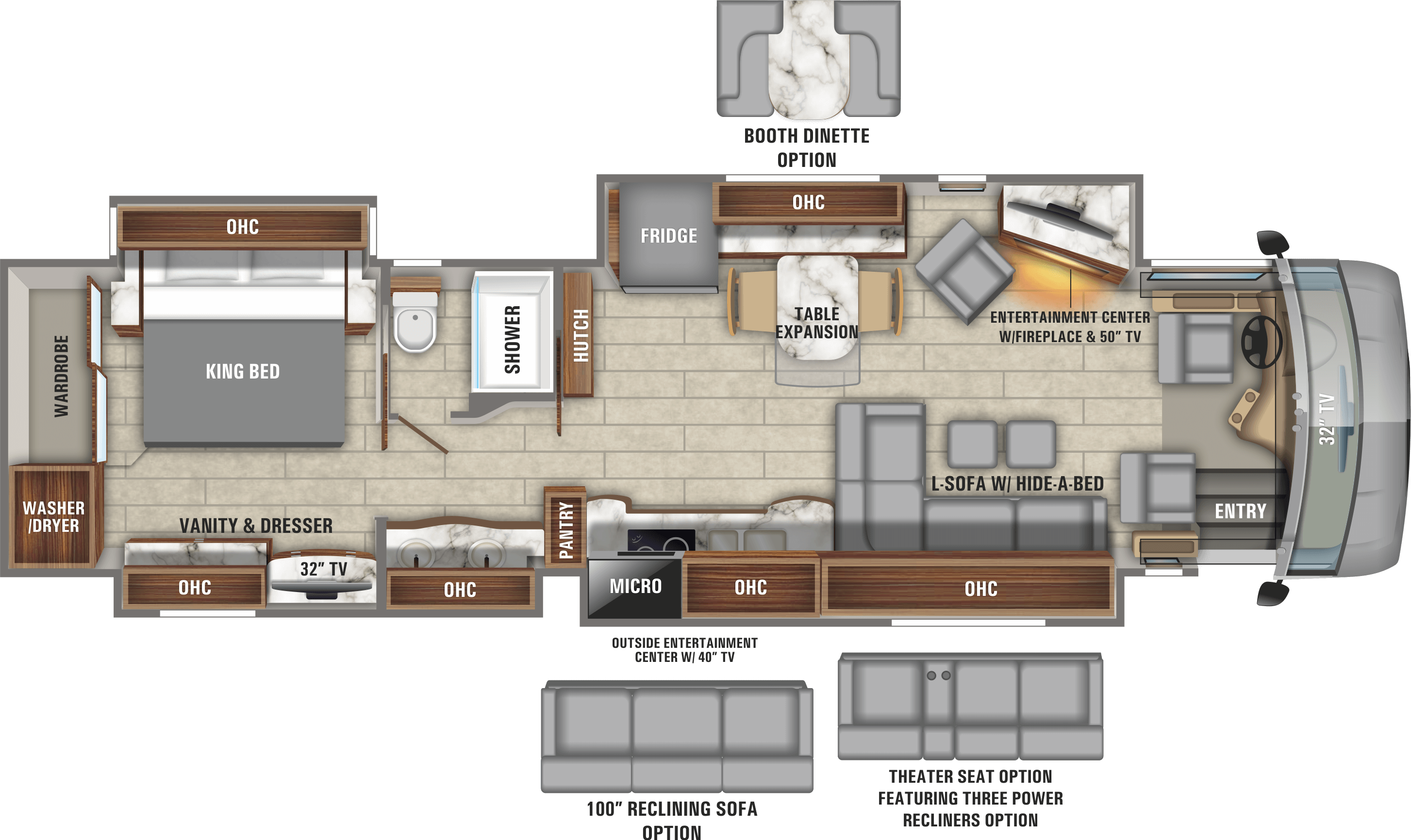 Luxury Small Motorhome Floorplans Jayco 383FKWS 2020 NORTH POINT Rv Floor Plans Jayco
