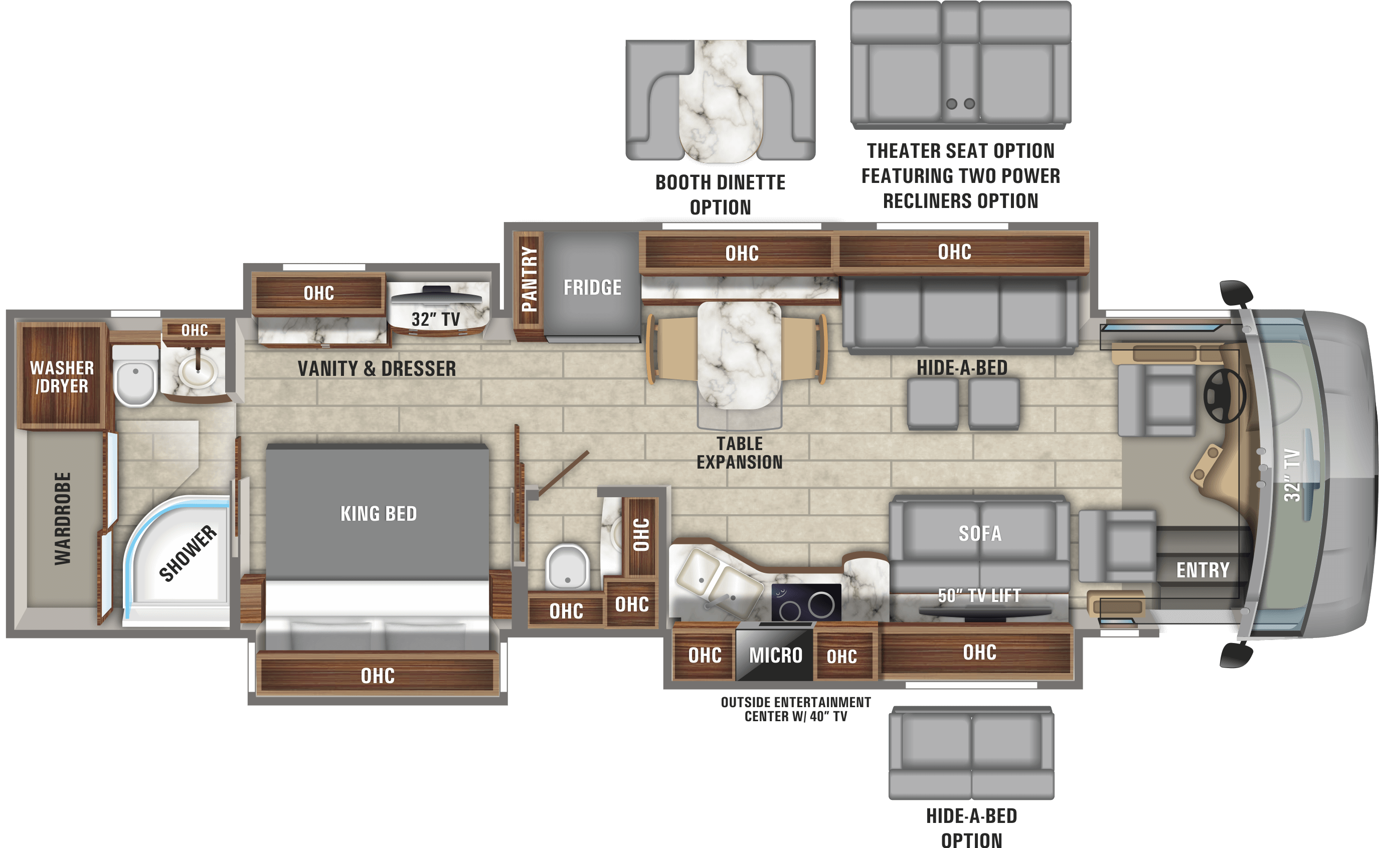 The 2020 Aspire Luxury Diesel Class A Motorhome Entegra Coach