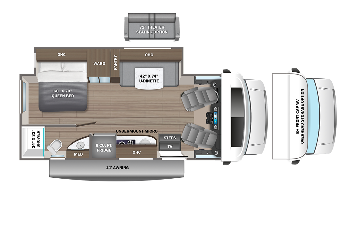 2024 Qwest Class C Sprinter Style Rv Entegra Coach